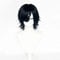 NEZIH Anime Cosplay Wig, Chainsaw Man Himeno Wig, Black Flip Wig, with Free Wig Cap, for Christmas Carnival Party Halloween Cosplay Wig, Gift for Anime Fans