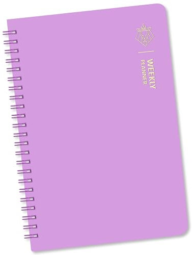BIROYAL Undatierter Wochenplaner | Terminplaner A5 | wöchentlicher Terminkalender mit To-Do-Liste, großem Notizfeld | 52 Blatt Terminplaner auf Deutsch Ringbuch mit Hardcover