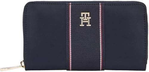 Tommy Hilfiger Damen Geldbörse Poppy mit Reißverschluss, Blau (Space Blue Corp), Einheitsgröße
