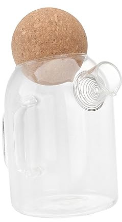 PRETYZOOM Hervidor De Agua Tetera De Vidrio Engrosado Tetera Filtro Resistente Al Calor Para Preparar Té Agua Leche Para Hogar y Oficina