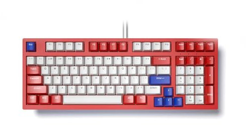 kosingna K97 RGB Mechanical Keyd 97-key Gaming Keyd Red es Durable and Compact Design Full-Key -Ghost 18 Lighting Modes Ergonomic Design for Windows Mac
