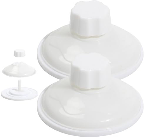 Furtryvl Ventosa per amaca per gatti, 2 ventose spesse con forte adesivo con viti, potente accessorio per letto per finestra del gatto, per finestra del gatto, ventosa di ricambio per vetro