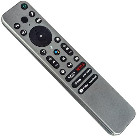 RMF-TX910U Replaced Voice Remote Control fit for Sony BRAVIA TV XR55X90L XR65X90L XR75X90L XR85X90L XR98X90L with User's Manual,Without Backlit Keys