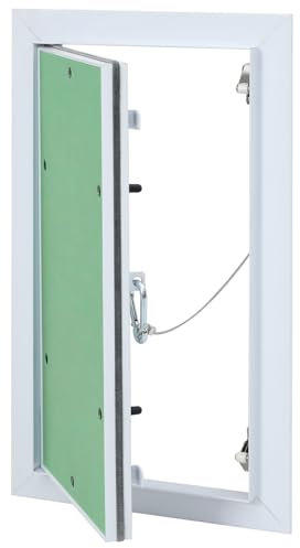vidaxl Access Panel Green/Silver - Aluminium Plaster Hatch 450x250 mm - Conceal Plumbing & Electrical in Living Room