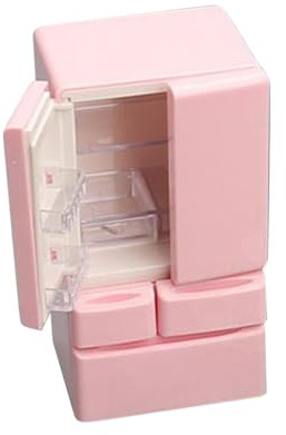 Refrigeradores de casa en Miniatura, refrigerador de Doble Puerta a Escala 1:12, Productos de Cocina en Miniatura, Juguetes para la casa, Muebles de casa para Juguetes, para Pascua y Navidad de