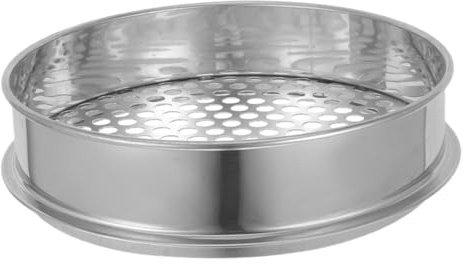 Bodensiebset 20cm Edelstahl mit 8mm Standard Rundlöchern