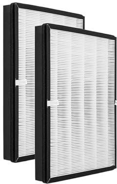 LKLNCXC Air purifier filter TT-AP003 Filter Replacement，Compatible For TaoTronics ，TT-AP003 And VIVOSUN 5-in-1 Air Purifiers, 2 Pack