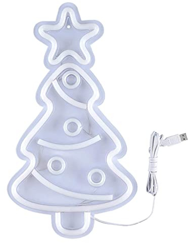 Guaber Luz LED para árbol de Navidad, lámpara alimentada por USB, iluminación para decoración de pared de fiesta, luces LED para árbol de Navidad