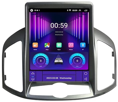 CCLXWY Android 16 Radio de Coche de Autoradio para Chevrolet Captiva 1 2011-2016, 9.7 Pulgadas Radio De Coche con Pantalla Táctil FM RDS Mirror Link Control De Volante BT Manos Libres Call