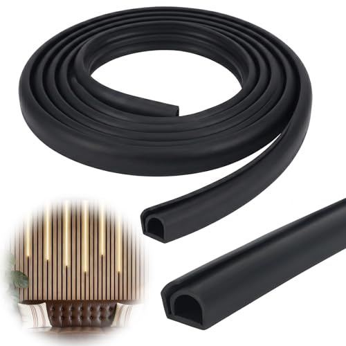 CEWROM Goulotte de câble autocollante pour panneaux acoustiques, cache câble flexible, noir, 12 mm de large, semi-circulaire, accessoire pour maison, bureau, entrepôt, concert (3 m)