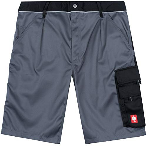 Engelbert Strauss Herren Arbeitsshorts e.s.Image, Farbe:grau/schwarz, Größe:56