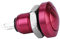 Interrupteur à bouton poussoir momentané de 8mm, mini interrupteur à bouton poussoir noir étanche pour bateau de camion de voiture RV, 1A 24V(rouge)