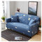 AMDXD Sofaüberwürfe 4 Sitzer, Stern und Wolken Stretch Anti-Rutsche Sofahusse Geeignet für 1/2/ 3/4 Sitzsofa und Ecksofa, in Polyester, Anti-Rutsch, Elastischer, Marineblau, Stil 9