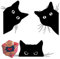 Gowxs 3 x Stanzformen für Grußkarten, Tiere, Katze, Stanzschablonen für Bastelarbeiten, Scrapbooking, Fotoalbum, dekorative Prägepapier-Stanzformen für Kartengestaltung, vorgestanzt