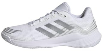 adidas Damen Novaflight Volleyball Shoes Schuhe, Cloud White/Silver/Cloud White, 40 2/3 EU
