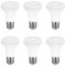 Akynite LED-Reflektor R63 E27 7W Neutralweiß 4000K, 665LM mit 120° Abstrahlwinkel, Ersatz Halogenstrahler E27 60W, AC 220V, R63 LED Reflektorlampen für Deckenstrahler, Nicht Dimmbar, 6er-Set