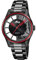 LOTUS Reloj Hombre 18905/1 Rojo Excellent Caja de Acero Inoxidable 316l Negro Correa de Acero Inoxidable 316l Rojo