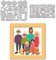 GLOBLELAND Familie Stanzformen Metall Menschen Tier Stanzschnitte Prägeschablonen Vorlage für Die Kartenherstellung Dekoration für DIY Scrapbooking Album Handwerk