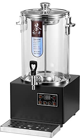 MNSSRN Seau D'isolation Thermique Électrique, Seau De Vin Rouge Bouilli À La Vapeur Transparente Intelligente, Seau De Thé Bouilli, Seau d'eau Ouvert Commercial De Grande Capacité,30L
