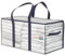 WRAPPYBAG im 10er-Pack Große Aufbewahrungstaschen aus transparentem Kunststoff – XXL-Tasche für Umzug/Reise – Stabil, dick & wasserdicht mit verstärkten Griffen – für Kleidung & Bettwäsche –75x36x38cm