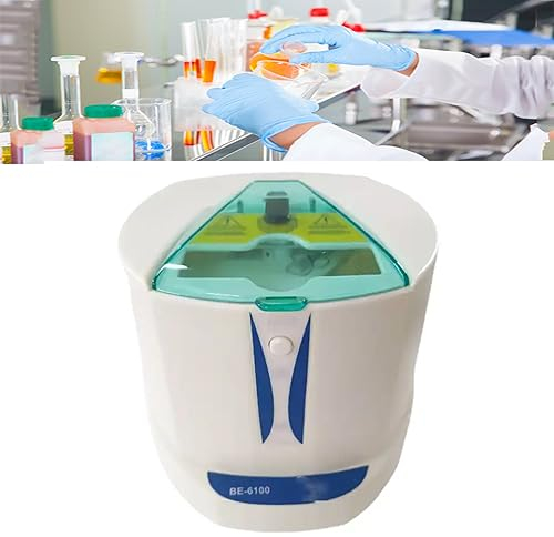 McbeAn Centrifugeuse De Laboratoire, Centrifugeuse Instantanée, Centrifugeuse pour Microplaques avec Plaque PCR 96 Trous, 2500 TR/Min, Rotor Fixé Verticalement, Aucune Fuite, Opération en Un Clic