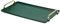 PATIKIL Plateau de Service en Plastique avec Poignée Dorée, 16,1 x 8,7 Rectangulaire Moderne Décoratif pour Bijoux, Comptoir, Salle de Bain, Cuisine, Vert