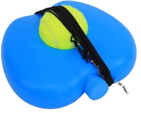 Nkmujil Tennistrainer-Rebound-Ball, Tennisball-Rebounder, Tennis-Trainingsausrüstung, Tennis-Trainingswerkzeuge, Tennis-Ausrüstungsset, Rebound-Baseboard, Saite für Tennisübungen