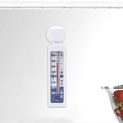 Kühlschrankthermometer | Temperaturanzeige Für Kühlschrank | Kühlschrank-Gefrierschrank-Temperaturanzeige | Aufhängbaren Kühlschrankmessgeräten | Gefrierschrank-Thermograph Für Zuhause