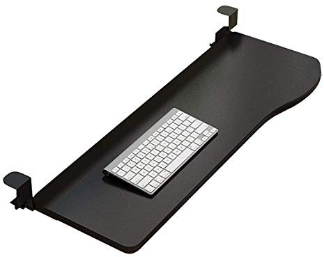 ZHSYXLB Ergonomie sous La Table Plateau De Clavier Repose-Poignet Support De Table Aoudoir Étagère, Support De Main D'ordinateur Support De Repose-Bras Adapté À La Maison Et Au Bureau (Noir 65X52X