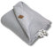 Little Dedi Temperatur-regulierende Strickdecke aus Bio-Baumwolle, GOTS-Zertifiziert, 80x100 cm. Nebelgrau– Ideal als Kuscheldecke und in eleganter Geschenkbox für Babys, Atmungsaktiv