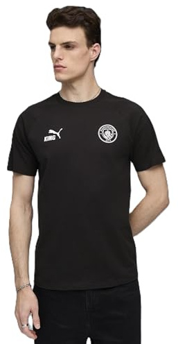 PUMA Manchester City King Tee - Unisex - Black - Medium