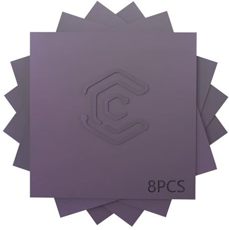 Creatorally Farbige Sperrholz 3mm, Linde Sperrholzplatte Bunte 30x30 cm 8 Stück für Laser Schneiden und Gravieren, Unbehandeltes Holzplatte zum DIY Holzver Brennung (Lila)