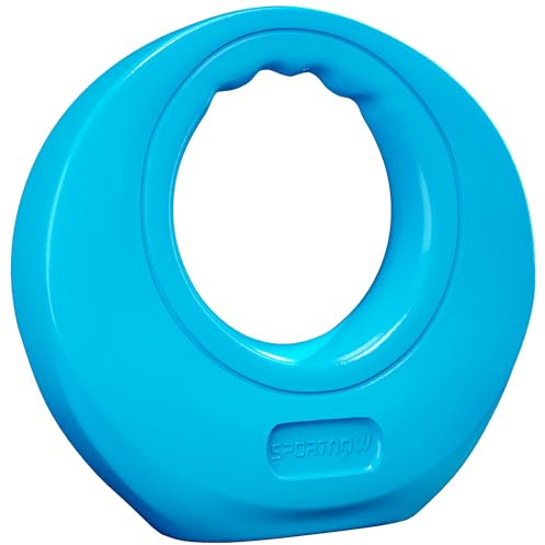 SPORTNOW 10kg Kettlebell, Kettle Bell with Wide Handle for Home Gym, Weight Lifting, Strength Training, Light Blue