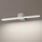 ECOBRT LED Spiegelleuchte 40cm Badezimmer, 12W (960 Lumen), IP20, Aluminium Chromoptik, Warmweiß 4000K, Energieklasse G – Spiegelbeleuchtung, Badezimmerlicht, Wandlampe, LED Spiegellampe, Modern