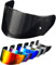 PSLER Helm Visier für LS2 Outer FF320 Rapid FF353 Assault FF328 Stream FF800,Helmvisier Getöntes Visier Motorradhelm Zubehör Ersatz(Dunkles Schwarz)