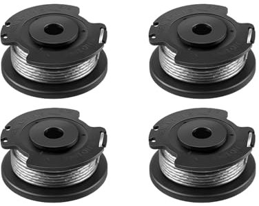 QENETY F016800569 String Trimmer Replacement Spool Compatible with Bosch ART 23 SL, ART 26 SL, 0.065/1.65mm Strimmer Line Replacement for Bosch EasyGrassCut 18, 23, 26, 18-230,18-260 (4pcs)