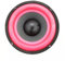 NADCFN Enceintes de Voiture Caisson de Basses de Voiture 202 mm 8 Pouces 400 W 4 ohms, Grand Bord en Mousse Rouge pour système Audio, Caisson de Basses modifié à Monter soi-même Tweeter Haut-Parleur