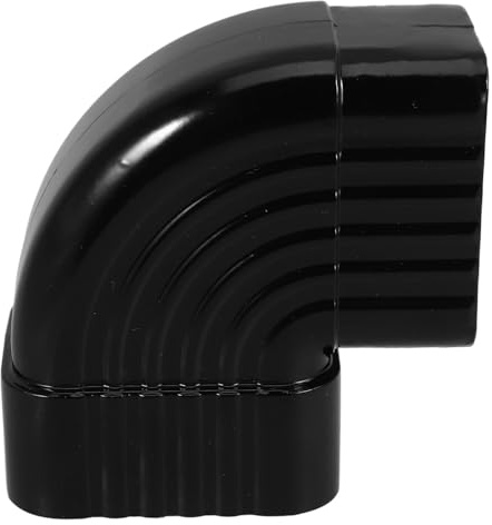 NUOBESTY Tubo Curvo in Lega Di Alluminio Per Grondaia Raccordo Per Grondaia Gomito Connettore Per Drenaggio