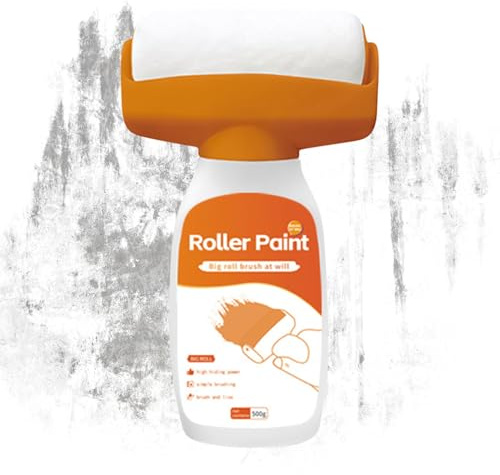 Wall Paint Roller, 2-in-1 Quick Drying Paint Roller for Walls, 500 g, Versatile for Walls, Kitchen, Home, Outdoor, Doors, Construction, Woodworking, Indoor and Outdoor Use