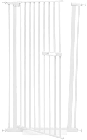 BAOCHADA Rejilla de protección para gatos y perros, 150 cm, sin taladrar, color blanco