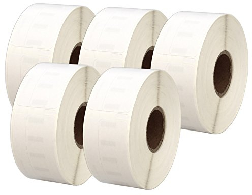 Printing Saver 5X 11355 19 x 51 mm Vielzwecketiketten (500 Stück/Rolle) kompatibel für LabelWriter 310 320 330 4XL 400 450 Turbo/Twin Turbo/Duo & Seiko SLP Etikettendrucker