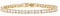 PAVOI 14K Yellow Gold Plated Cubic Zirconia Classic Tennis Bracelet | Yellow Gold Bracelets for Women | 7 Inches
