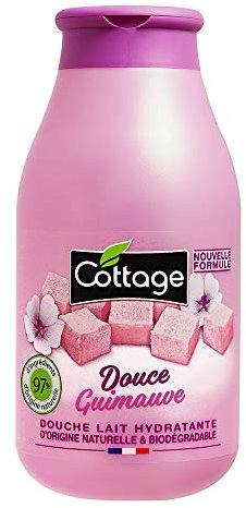 Cottage – Douche Lait Hydratante – Douce Guimauve – 97 % D’Ingrédients D’Origine Naturelle – Made in France – 250 ml