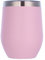 Gteller 12 oz Stainless Steel Wine Tumbler Stemless Glasses with Lid, Double Wall Insulated Travel Mug Perfect for Wine, Coffee, Drinks, Champagne, Cocktails (Pink)