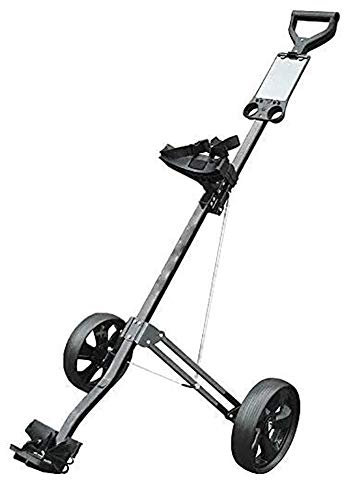 DYB Golf Trolley 2 Räder Push-Pull-Golf Cart Trolley, kleinste Klapp-Leicht Golf Rollwagen for Outdoor-Reisen Sport Fitnesstraining Flughafen Gepäck prüfen Trägerwagen