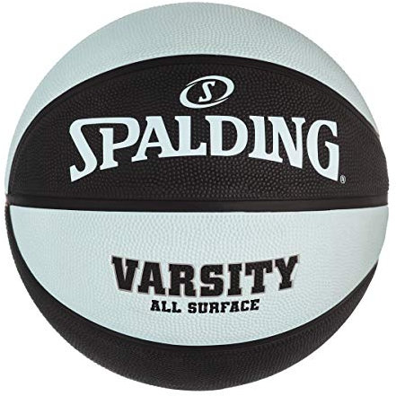 Spalding Varsity Basketball, 74,9 cm, Schwarz/Hellblau