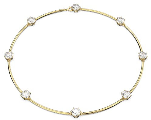 Swarovski Constella Halskette, Vergoldete Damenhalskette mit Strahlenden Kristallen