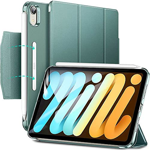Sahara TB00042 ESR Folio-Schutzhülle für iPad mini (A17 Pro), iPad mini (6. Generation 2021), Waldgrün