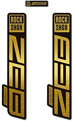 Adesivi compatibili con forcella bici Rock Shox Zeb Ultimate 2021