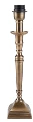 PR Home Salong Tischlampe antik messing E27 53x10x10cm